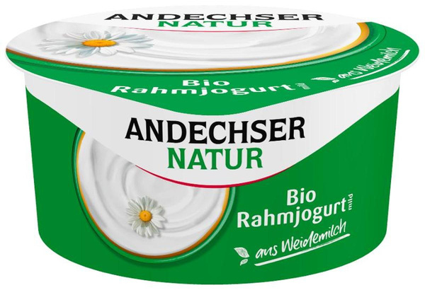 Produktfoto zu VPE Rahmjoghurt Natur mild 10% 6x150g Andechser Natur