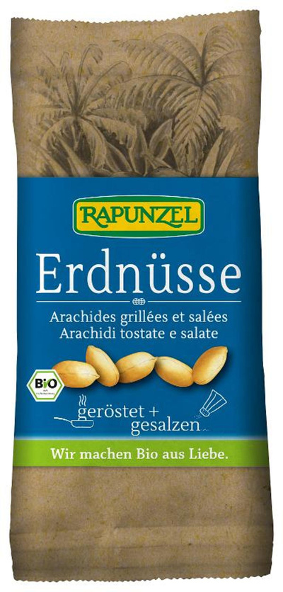 Produktfoto zu Erdnüsse geröstet & gesalzen 75g Rapunzel