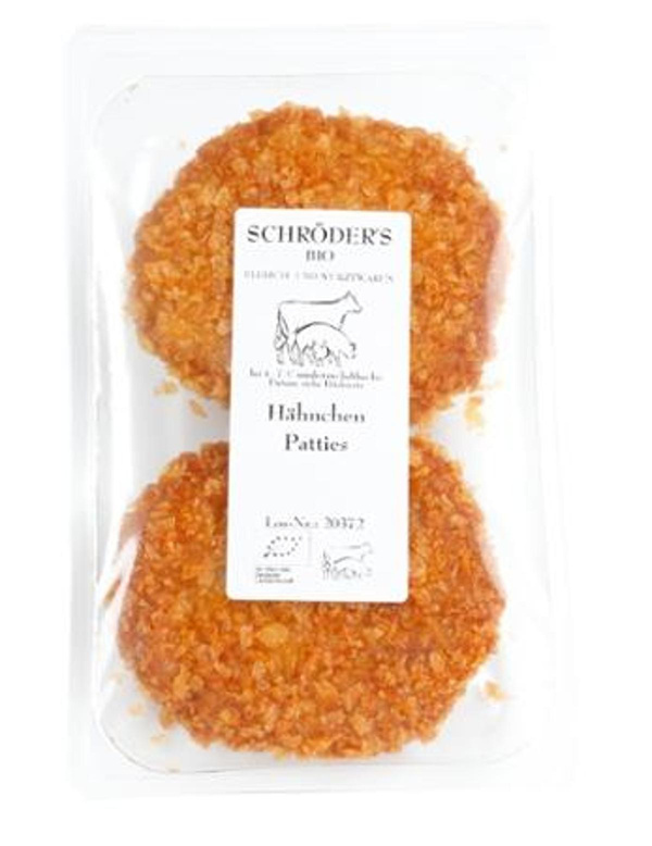 Produktfoto zu Crispy Chicken Burger 200g Schröder`s Bio Fleisch