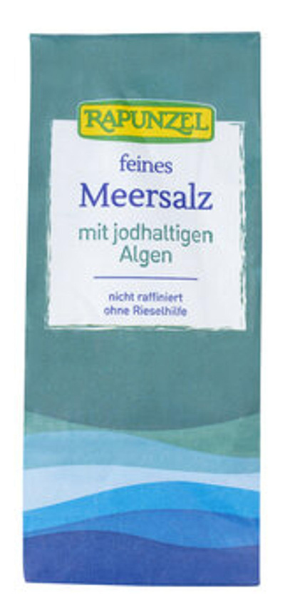 Produktfoto zu VPE Meersalz mit jodhaltigen Algen 8x500g Rapunzel