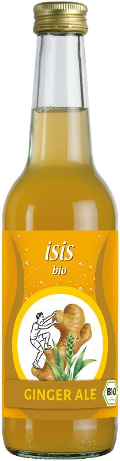 Produktfoto zu VPE Ginger Ale 12x0,33 l isis bio
