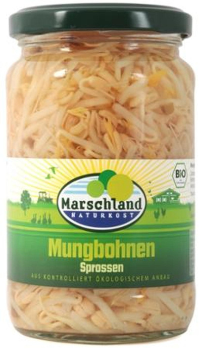 Produktfoto zu VPE Mungobohnensprossen 6x175g (Abtropfgewicht) Marschland