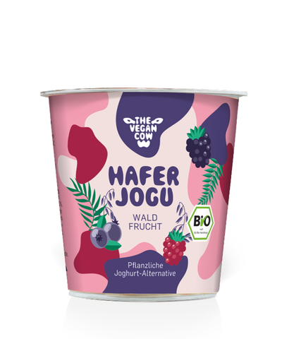 Produktfoto zu Hafer Joghurt Waldfrucht 150g The vegan Cow