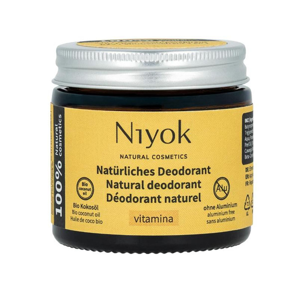 Produktfoto zu 2in1 Deodorant Creme Vitamina 40ml Niyok Natural Cosmetics