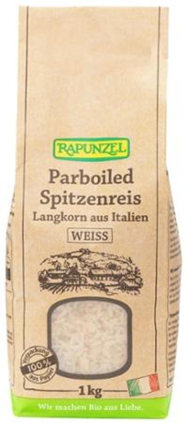 Produktfoto zu Parboiled Spitzenreis Langkorn weiß 1kg Rapunzel