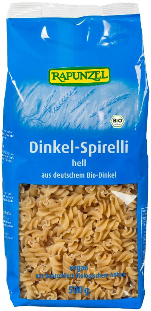 Produktfoto zu Dinkel-Spirelli hell 500g Rapunzel