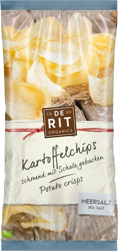 Produktfoto zu Chips Kartoffelchips Meersalz 125g DeRit