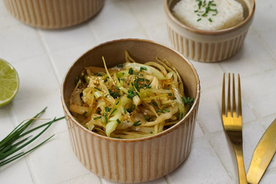 Produktfoto zu Rezept der Woche "Weißkohlpfanne asiatisch"