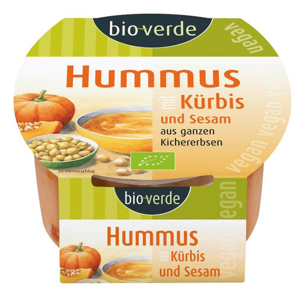 Produktfoto zu Hummus Kürbis 150g bioverde