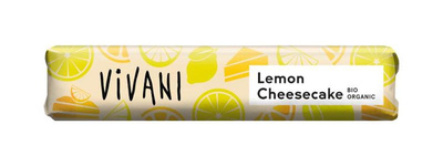 Produktfoto zu Lemon Cheesecake Riegel 40g Vivani