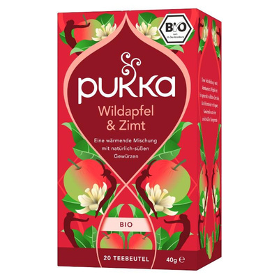 Produktfoto zu Kräutertee Wildapfel und Zimt 20x2g Pukka