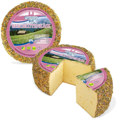 Produktfoto zu Bergblütenkäse 55% Roggenburger