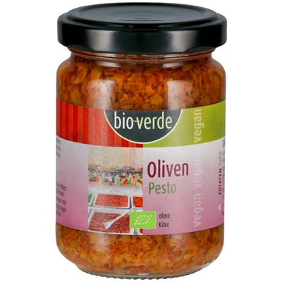 Produktfoto zu Pesto Olive vegan 125ml bio verde