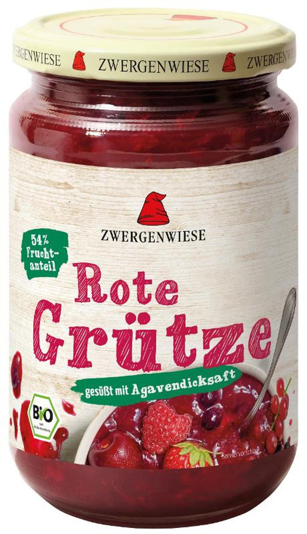 Produktfoto zu Rote Grütze 350g Zwergenwiese