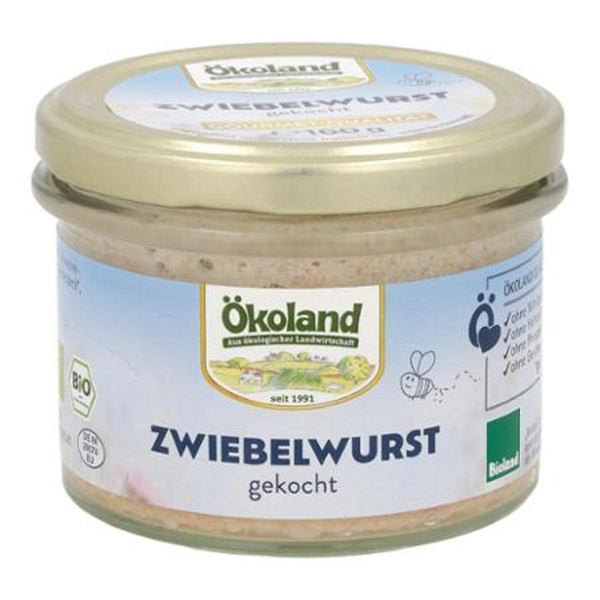 Produktfoto zu Zwiebelmettwurst gekocht 160g Ökoland