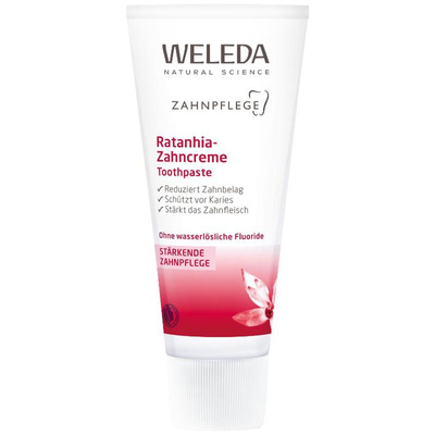 Produktfoto zu Ratanhia Zahncreme 75ml Weleda