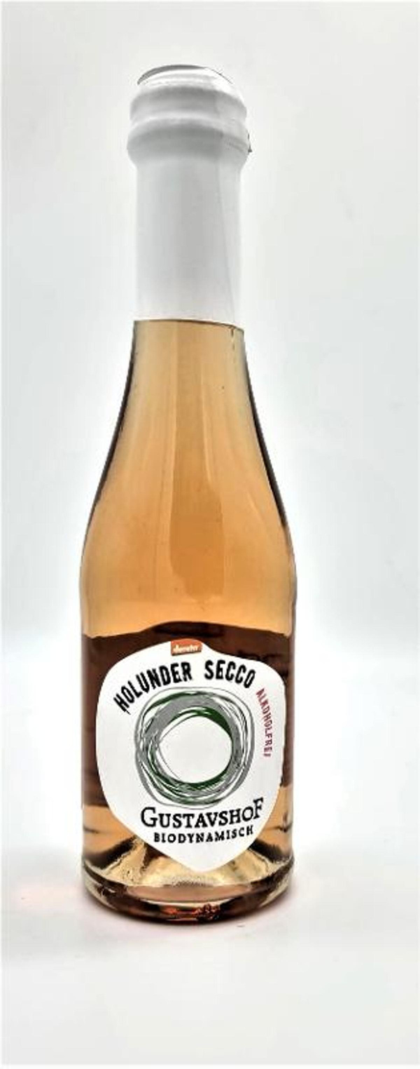 Produktfoto zu Holunder Secco alkoholfrei 0,2l Gustavshof