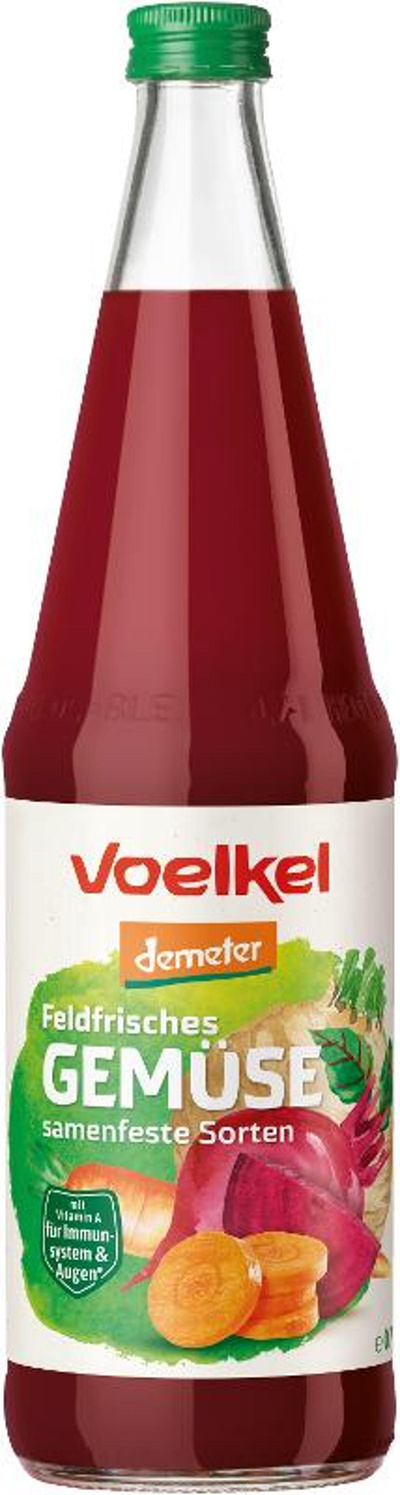 Produktfoto zu VPE Gemüsesaft feldfrisch 6x0,7 l Voelkel