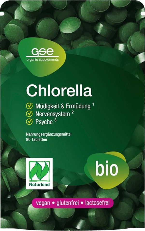 Produktfoto zu Chlorella 80 Tabletten 40g GSE
