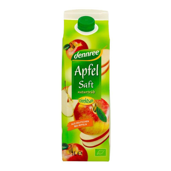 Produktfoto zu VPE Apfelsaft Direktsaft naturtrüb elopak 6x1l dennree