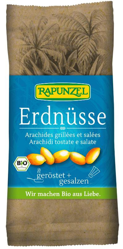Produktfoto zu Erdnüsse geröstet & gesalzen 75g Rapunzel