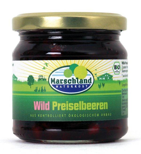 Produktfoto zu Wild Preiselbeeren 220g Marschland