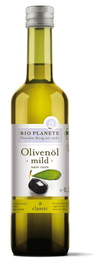 Produktfoto zu Olivenöl mild nativ extra 0,5l  Bio Planete