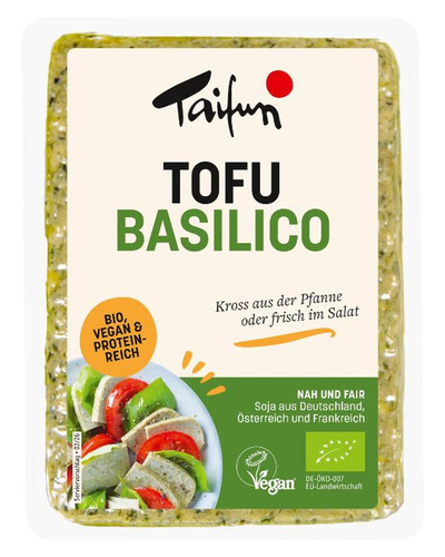 Produktfoto zu VPE Tofu Basilico 6X200g Taifun
