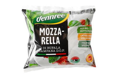 Produktfoto zu Büffelmozzarella Mozzarella di Bufala Campana D.O.P. 52% 125g dennree