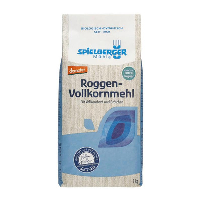 Produktfoto zu VPE Roggenmehl Vollkorn 6x1kg Spielberger