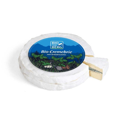 Produktfoto zu Milchbuben Bri Kräuter Creme 50% Bio vom Berg
