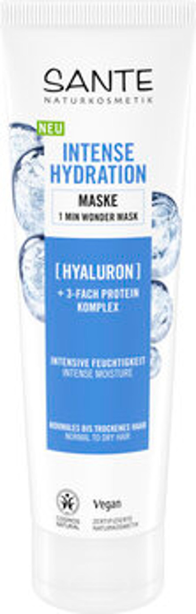 Produktfoto zu Intense Hydration Hyaloron Haarmaske 150ml Sante
