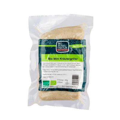 Produktfoto zu Mini Kräutergriller 300g (10 Stück) Bio Manufaktur Westfalen