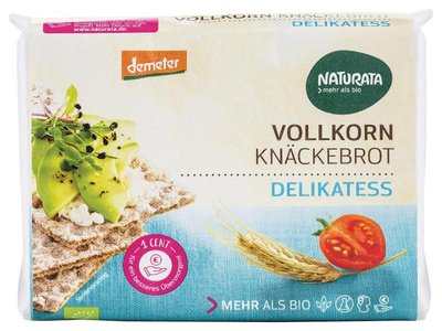 Produktfoto zu Delikatess Vollkorn-Knäckebrot 250g Naturata