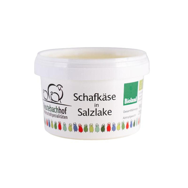 Produktfoto zu Schafskäse in Lake (Typ Feta) 590g Reutebachhof