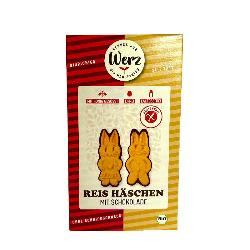Produktfoto zu Reis Häschen mit Schokolade 125g WERZ