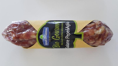 Produktfoto zu Salami Pepe & Aglio (Pfeffer & Knoblauch) 150g Gran Brianza