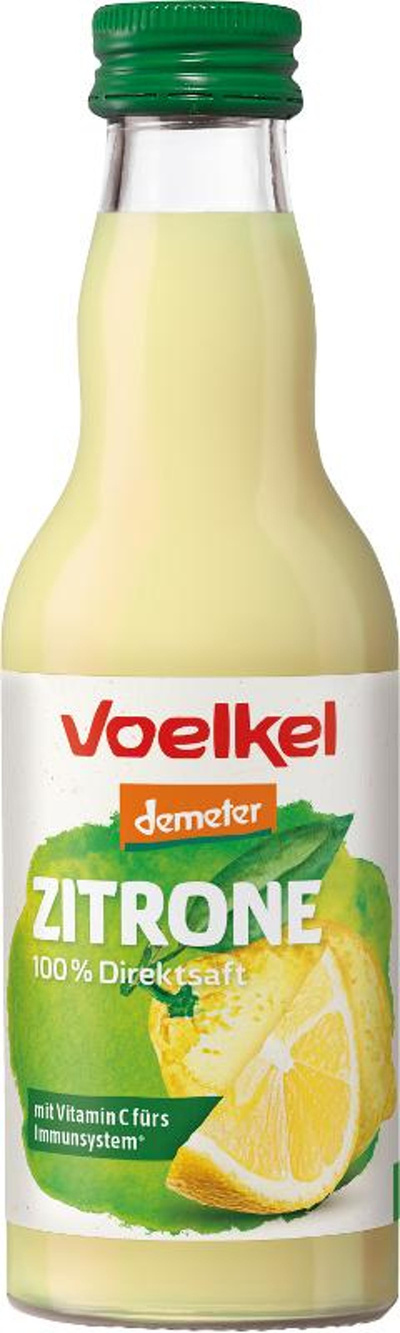 Produktfoto zu VPE Zitronensaft 12x0,2 l Voelkel