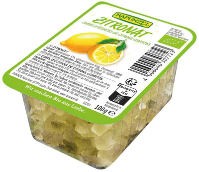 Produktfoto zu Zitronat gewürfelt 100g Rapunzel