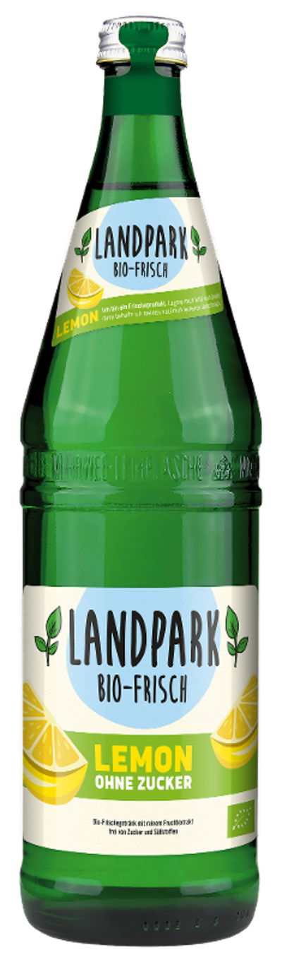 Produktfoto zu VPE Wasser + Lemon 12x0,75 l Landpark Bio-Quelle