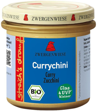 Produktfoto zu Brotaufstrich streich's drauf "Currychini" 135g  Zwergenwiese