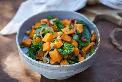 Produktfoto zu Rezept der Woche "Süßkartoffel Salat"