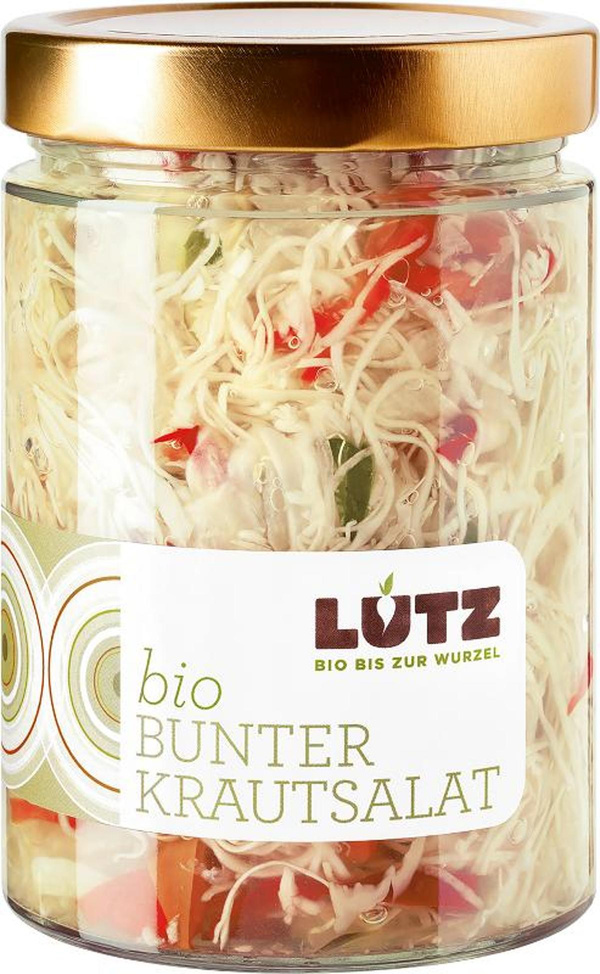 Produktfoto zu Bunter Krautsalat 580 ml Lutz