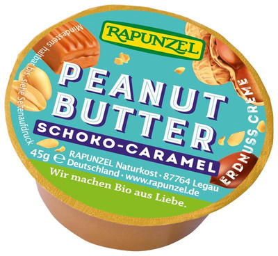 Produktfoto zu Peanut Butter Schoko Caramel 45g Rapunzel