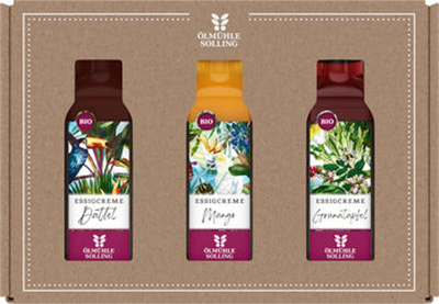 Produktfoto zu Sortiment Essigcremes (Dattel, Mango, Granatapfel) 3x100 ml Ölmühle Solling