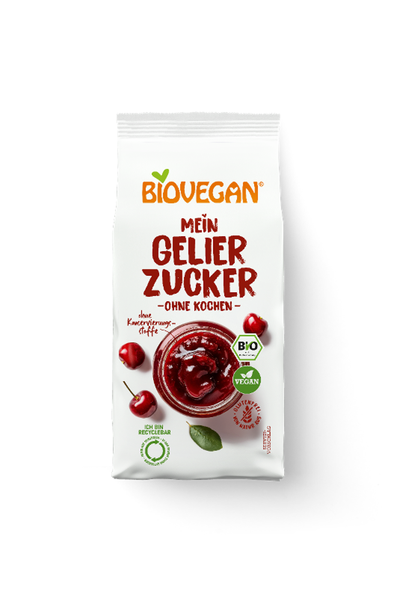Produktfoto zu VPE Gelierzucker ohne Kochen 115g Biovegan