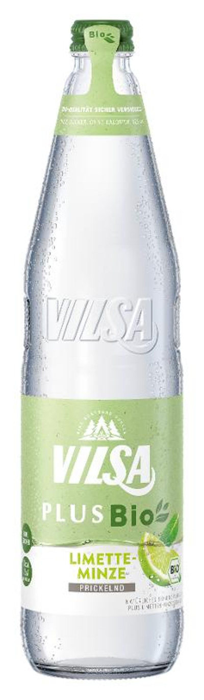 Produktfoto zu VPE VILSA Plus Bio Limette-Minze 12x0,7 l VILSA