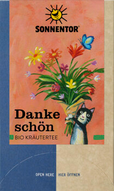 Produktfoto zu Kräutertee Dankeschön Tee 18x1,5g Sonnentor