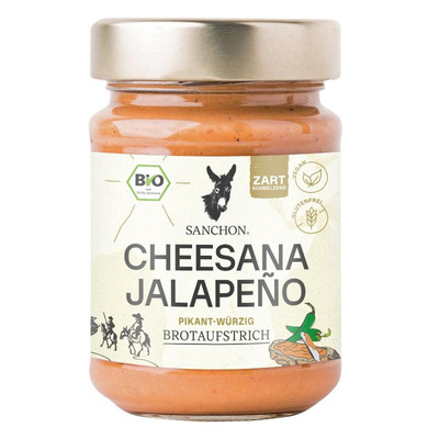 Produktfoto zu VPE Brotaufstrich Cheesana Jalapeno 6x170g Sanchon