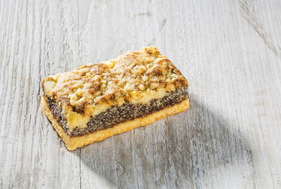 Produktfoto zu Mohn Kuchenschnitte 90g Rosengarten